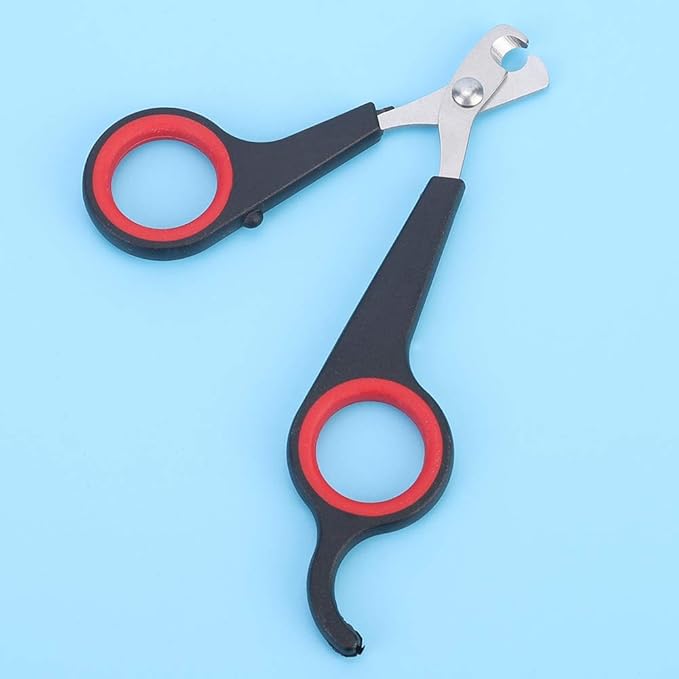 ciciglow Non Slip Bird Nail Clipper, Stainless Steel Pet Grooming Tool for Small Animals, Accessory for Bird Cage