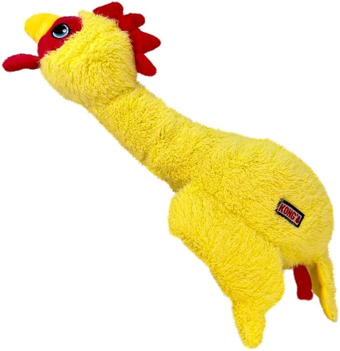 KONG Scruffs Plush Assorted Dog Toy (Chicken)