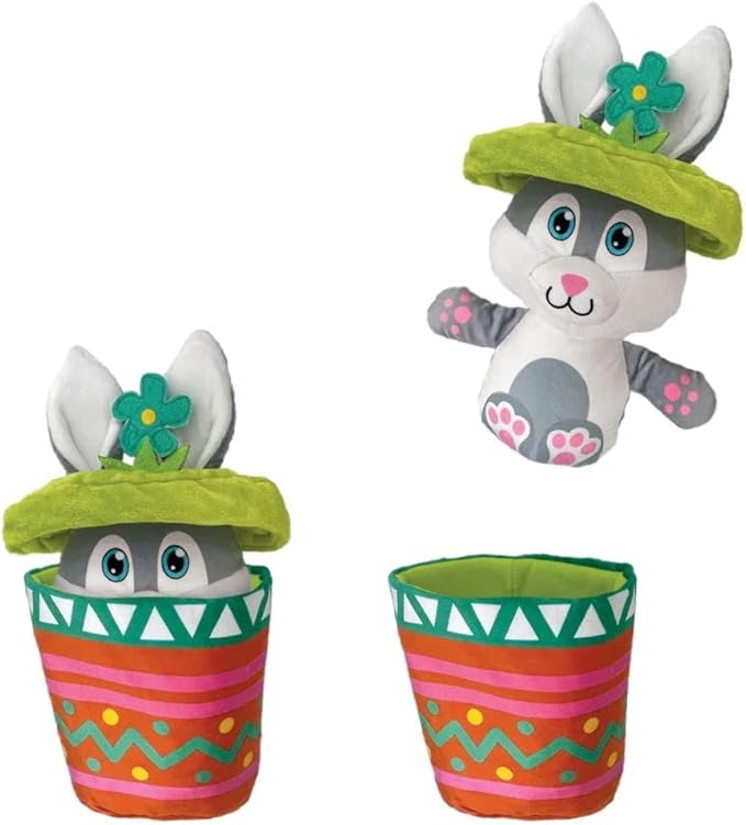 KONG Puzzlements Surprise Flower Pot Interactive Dog Toy