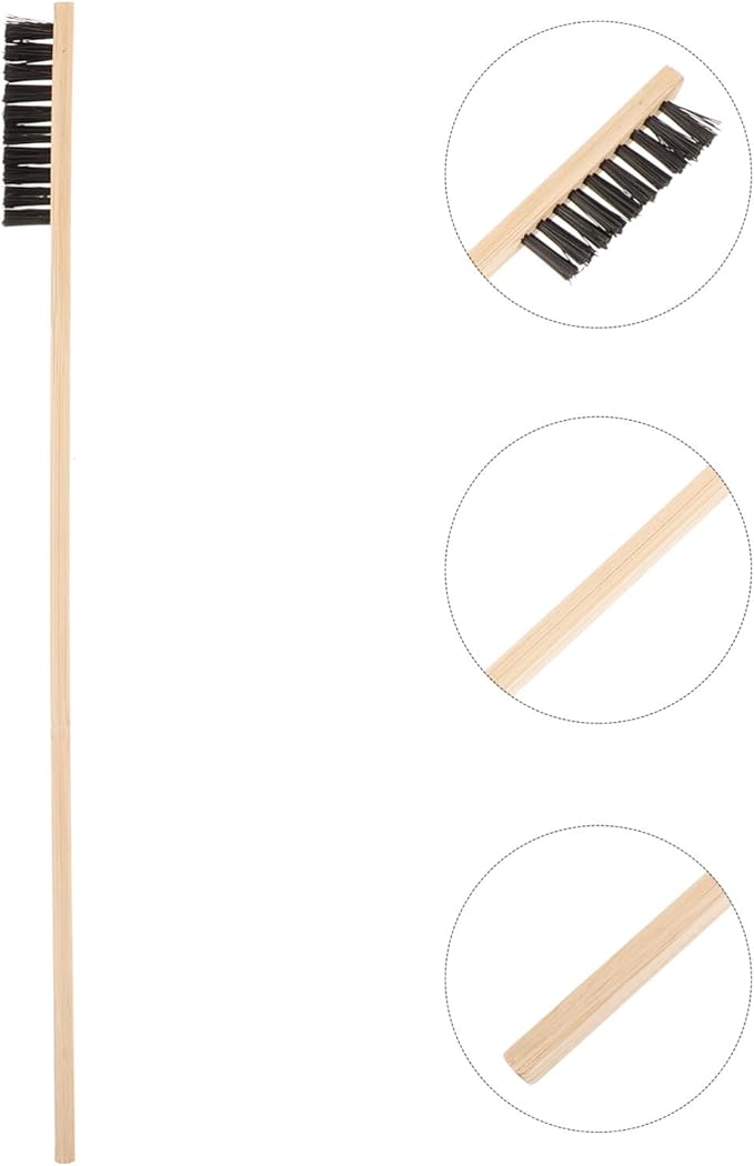 NOLITOY Handle Bird Cage Cleaning Brush Lightweight Brush for Bird Poop Removal and Maintenance Pet Cleaning Accessory