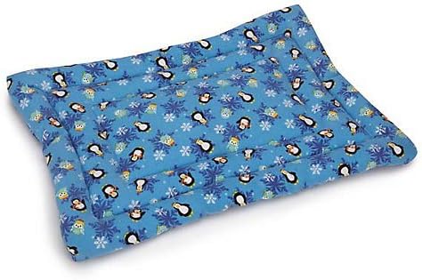 Slumber Pet North Pole Pals Canvas Bed Mat, 18-Inch, Blue