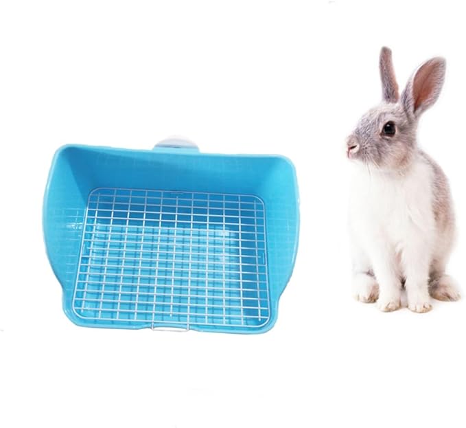 Beavorty Pet Toilet Tray Box Rabbit Potty Training Compact Portable Litter Pad for Dog Random Color
