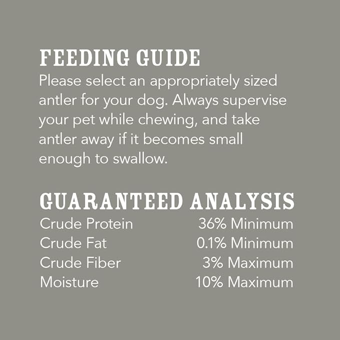 Amazon Brand - Wag Split Elk Antler, Naturally Shed, Long Lasting for Aggressive Chewers, X-Large (Best for Dogs Over 45 lbs) (Pack of 4)