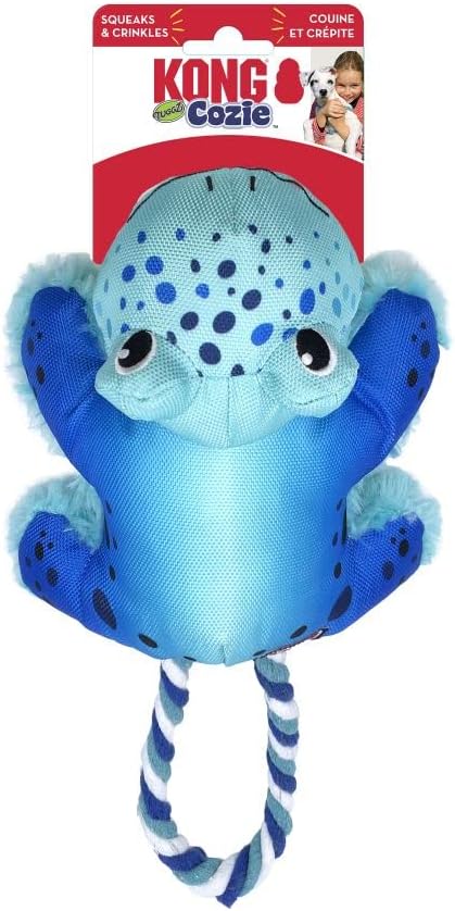 Kong Company 38750909: Cozie Tuggz Dog Toy, Frog Md/Lg