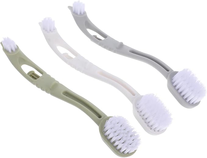 Totority 3pcs Birdcage Cleaning Brush with Dual for Bird Cage and Pet Enclosure Cleaning Gentle Handle Essential Pet Supplies