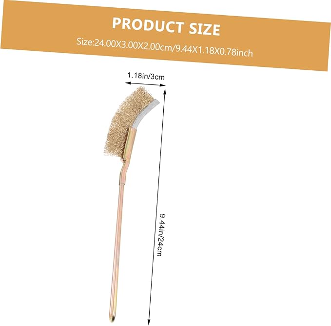 1set Bird Cage Cleaning Brush Handle and Two Brush Practical for Easy Cleaning of Birdcages Suitable for Parrots and Pets