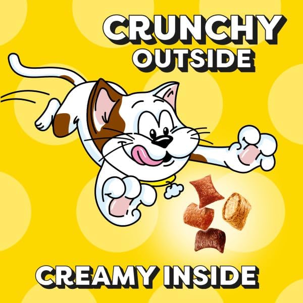 Temptations Cat Treat ShakeUps, Crunchy and Soft Cat Treats, Crustacean Celebration, 2.47 oz. Pouches (Pack of 12)