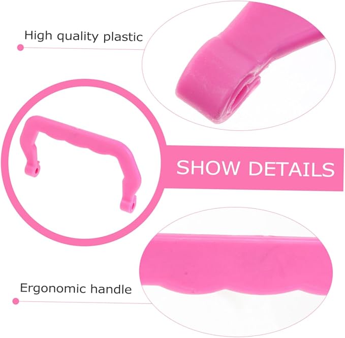 30pcs Detachable Portable Plastic Bird Cage Handle Set for Outdoor Pet Carriers Comfortable Grip for of Animals