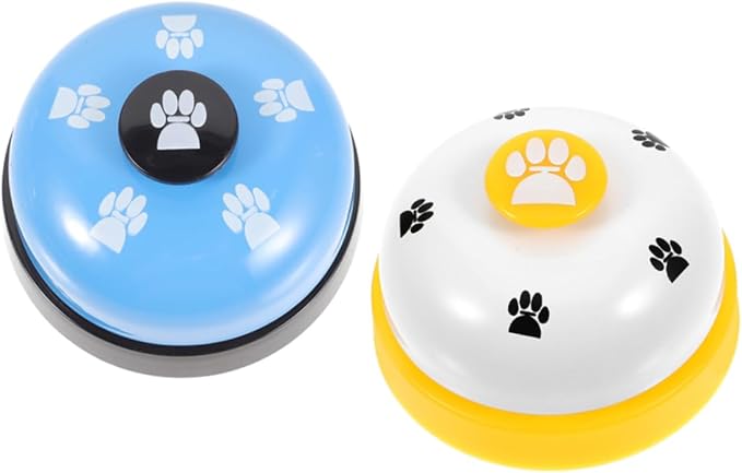 Kisangel 2pcs Dog Training Interactive Designed Press Portable and Convenient Pet Training Equipment Pet Supplies for Going Out
