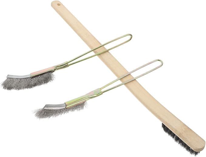3pcs Bird Cage Cleaning Brush Lightweight Portable Scrubber Tool for Parrots and Birds for Easy Birdcage Maintenance and