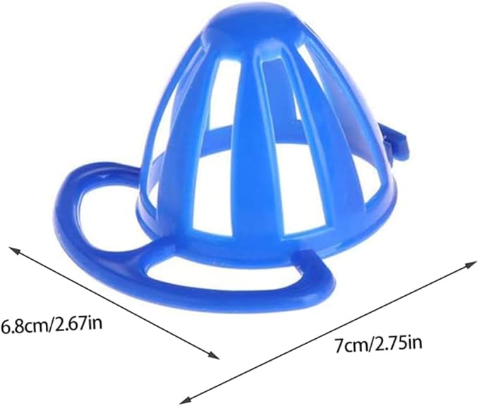 Toddmomy 2pcs Parrot Food Bowl Bird Feeder Bird Cage Accessory for Hamsters Parrots Random Color