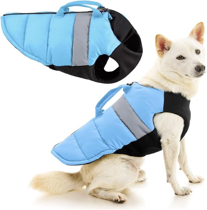 Gooby Padded Vest Lift Dog Harness - Blue, X-Large