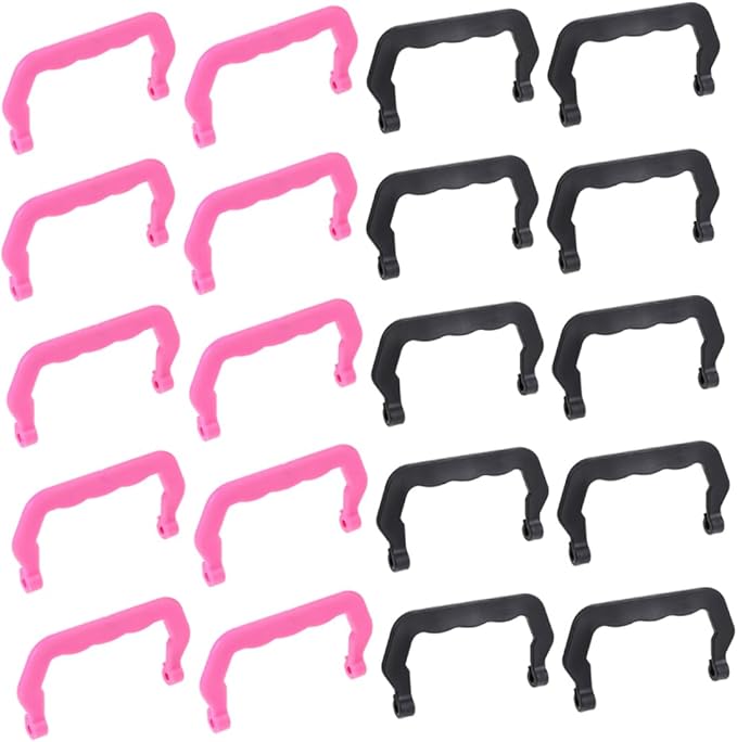 20pcs Portable Plastic Bird Cage Handle Lightweight Pet Crate Lifting Handles for Easy Outdoor Transport Suitable for Birds Hamsters and More