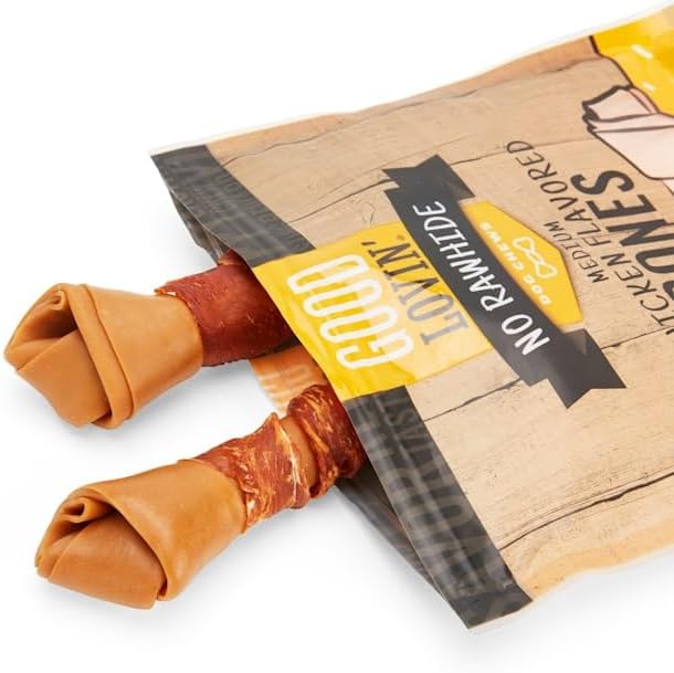 Good Lovin' by Petco No Rawhide Medium Chicken Flavored Dog Bones 15.8 oz. Count of 5