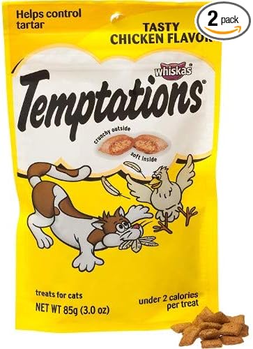 Whiskas Cat Treats, Tasty Chicken (Pack of 2)