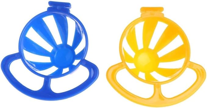 Toddmomy 2pcs Parrot Food Bowl Bird Feeder Bird Cage Accessory for Hamsters Parrots Random Color