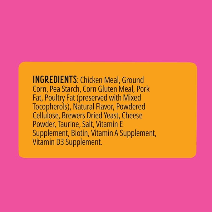 GYCO Bonkerrs Crunchy and Soft Cat Treats Paw Lickin Chicken Flavor 16 oz. Free from Artificial Colors and Flavors, Wheat & Soy.