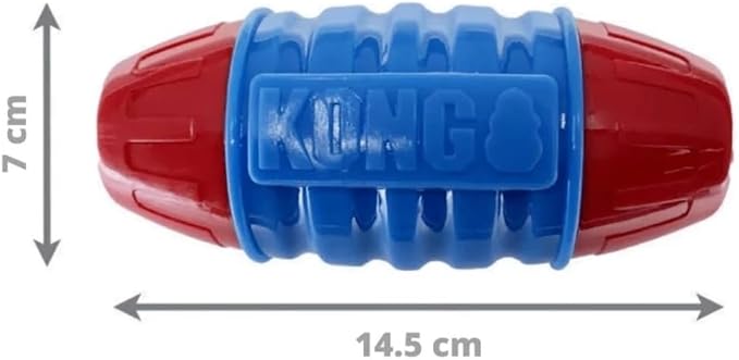 KONG Company 38750206: CoreStrength Rattlez Dog Toy, Fotball