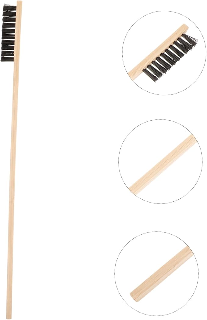 Happyyami Handle Bird Cage Cleaning Brush Cleaner for Pet Cages Lightweight Design Storage for Poop Removal and Easy Maintenance