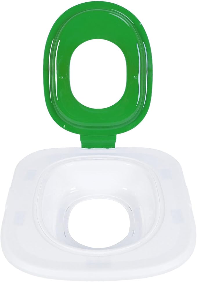 Mingzhe Cat Toilet Training Kit Reusable Pet Urinal Removable Toilet Trainer System for Home Pet Shop Made of ABS Material Size 37x40cm (Green)