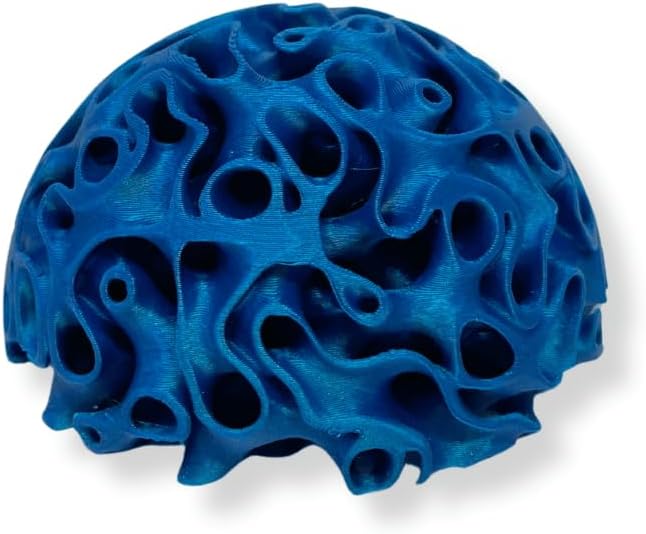 Chatelet REEFSHAPE Aquarium Coral Reef Dome - Aquarium Reef Replica for Fish Shelter & Egg Laying - Aquarium Safe Dome Structure for Fish Shrimp & Aquatic Pets (Neptune Blue)