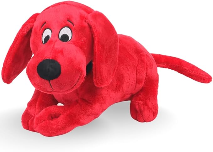 Clifford® Snuggle Buddy Plush Dog Toy | Cozy Dog Stuffed Animals Play Toy for Medium to Large Dogs | Comfort, Squeakers, Crinkle, Interactive Bonding