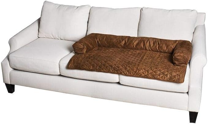 PetSafe CozyUp Sofa Protector - Waterproof Couch Cover for Dogs and Cats - Stain-Resistant Micro-Suede Fabric - Machine Washable - Furniture Protection
