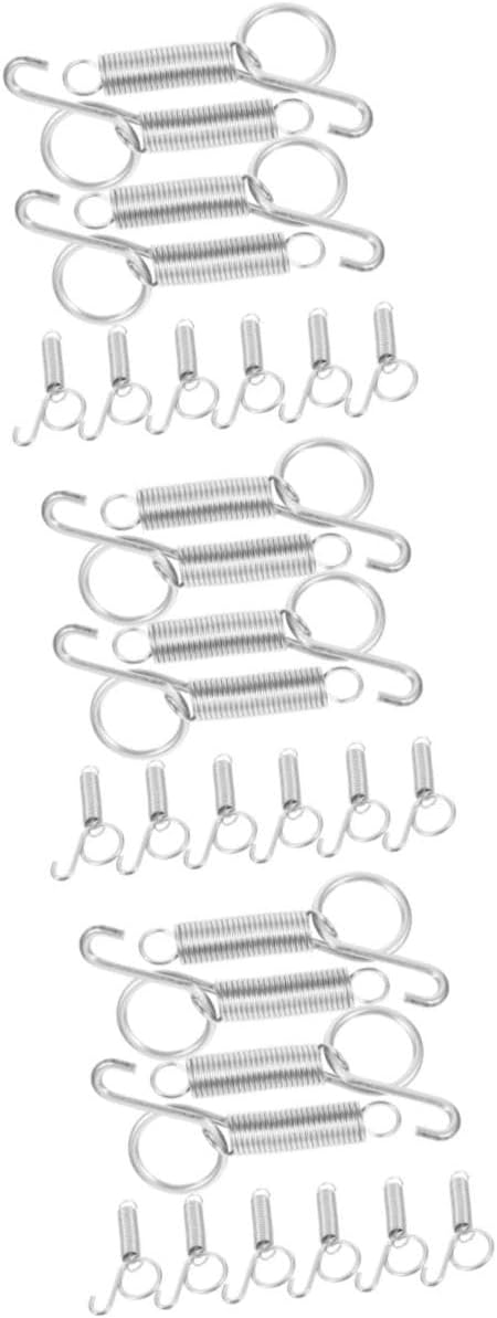 30pcs Cage Door Spring Hook for and Pigeon Cages High Elastic Fixed Hanger for Feeding Box Multi-Function Accessory for Attachment