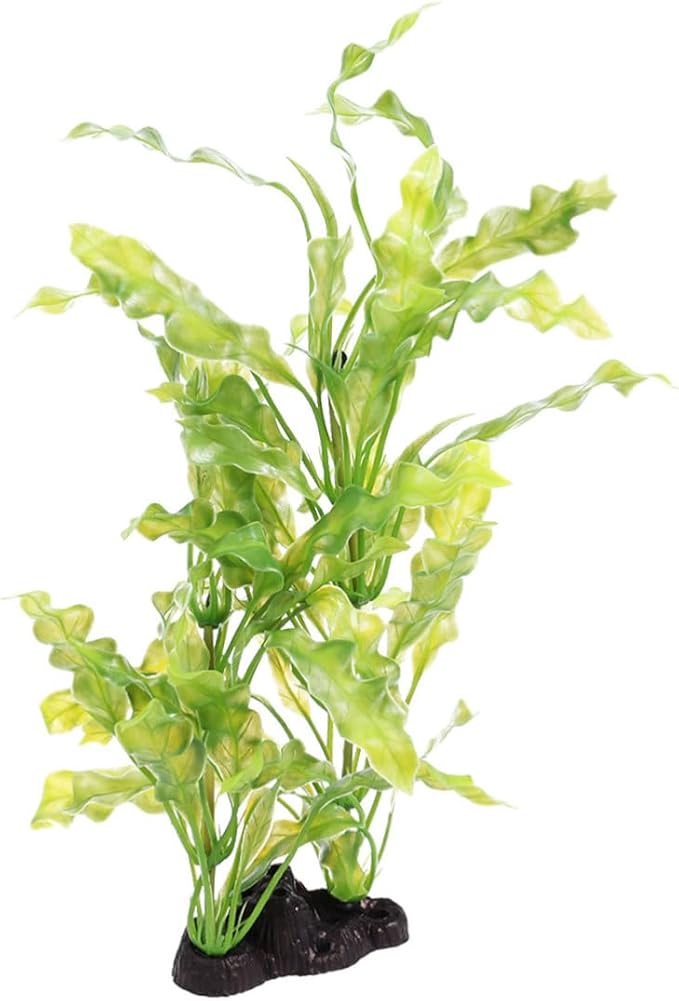 DECHOUS Artificial Kelp Aquarium Plants Decoration Soft Plastic Aquatic Ornaments for Fish Tank Safe for Fish and Pets for Aquascaping and Decoration