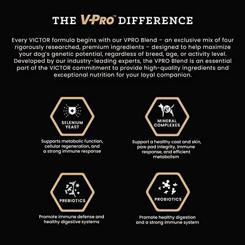 VICTOR Super Premium Dog Food – Purpose – Senior Healthy Weight Management – Dry Dog Food for Adult Dogs – Gluten Free with Glucosamine and Chondroitin, for Hip and Joint Health, 15lbs