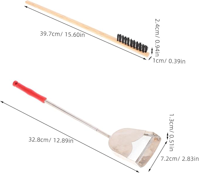2pcs Bird Cage Cleaning Brush Kit for Birds Cage Cleaner Brush Home Cleaning Tools