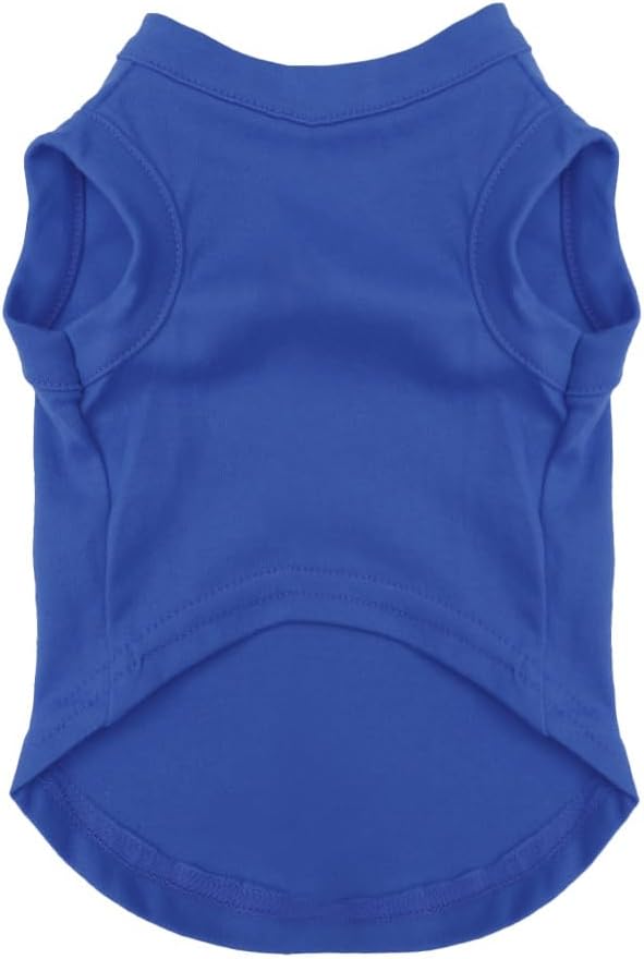 France Flag Soccer Jersey Style Dog Tee Shirt | Sleeveless Breeds | International Soccer | Game Day |Royal Blue, 6X-Large 1649