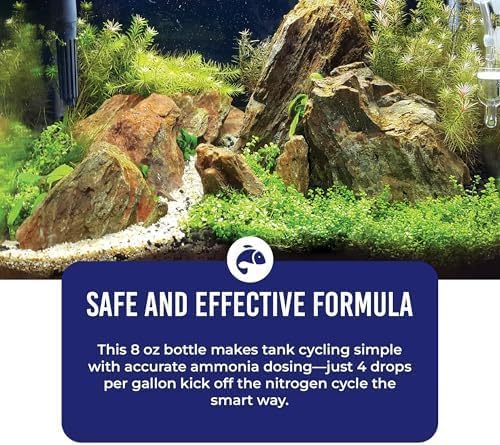 Dr Tim's Aquatics Ammonium Chloride Aquarium 100% Natural – 8 Oz. (Dr Tims Aquatics Ammonium Chloride | Saltwater Freshwater and Reef Aquariums, 100% Natural, 8 Oz)