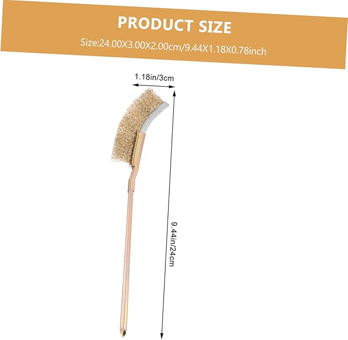 1Set Long Handle Bird Cage Cleaner Brush Wire Brush with Angled Heads for Cleaning of Bird Cages Bird Cage Accessories for