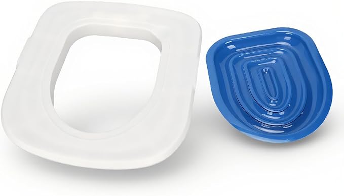 Jiawu Cat Toilet Training Kit, Cat Toilet Training System, Cat Trainer Kit System for Toilet, Teach Cat to Use Toilet, Professional Kitty Trainer Urinal Seat with Extra Tray (#1)