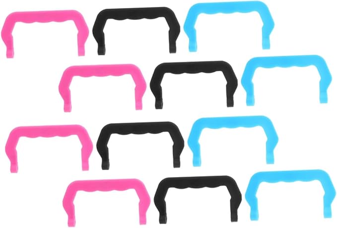12pcs Plastic Pet Cage Handles Detachable and Easy to Install for Crates Birdcages and Cat Carriers Comfortable Grip and Robust Design