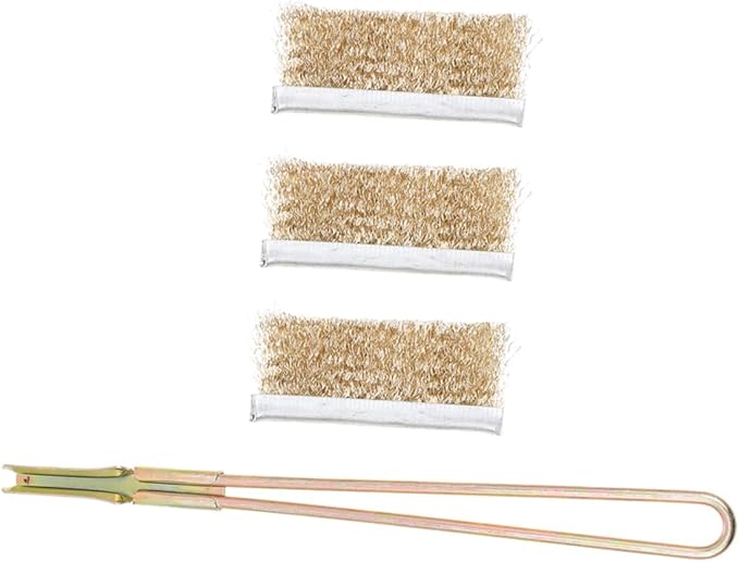 BESPORTBLE 1Set Long Handle Bird Cage Cleaning Brush Sturdy Steel Copper Wire Bristles for Deep Cleaning Platforms Accessories User Friendly Design for Easy Use Comprehensive Cage