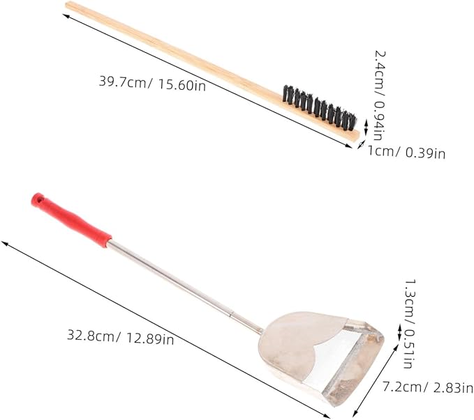 POPETPOP 2pcs Bird Cage Cleaner Brush Pet Hair Cleaner Brush Rabbit Cleaning Supplies