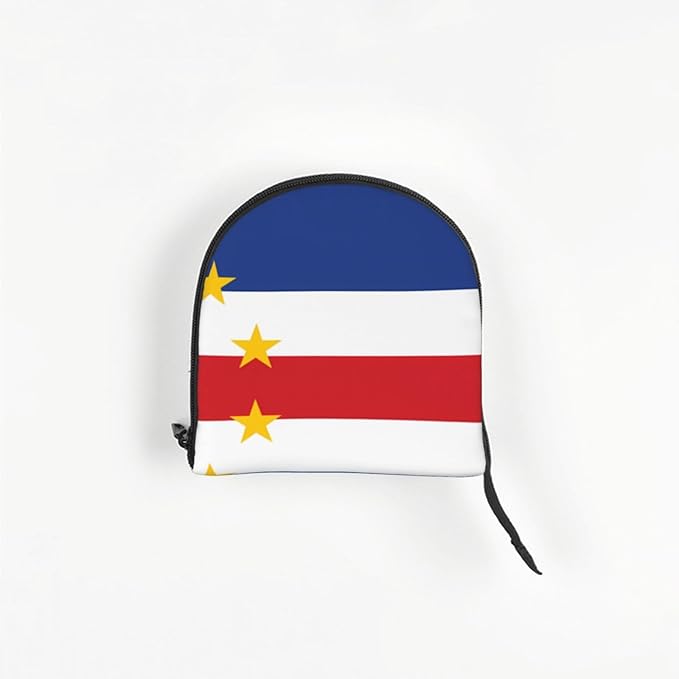 Foldable Pet Carrier Sling - Waterproof Small Dog & Cat Travel Flag of Cape Verde Tote with Safety Hook for Hiking