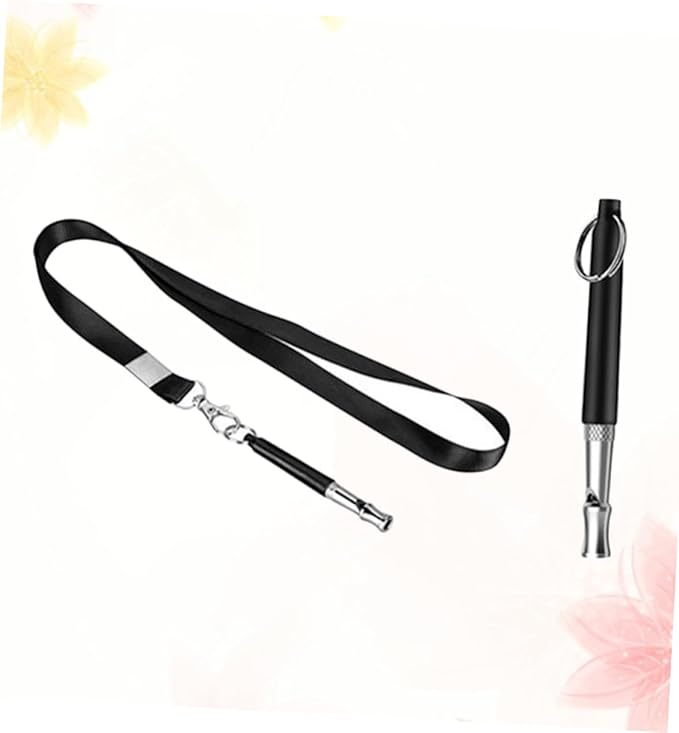 Kisangel 1set Pet Training Tool Set Clicker Whistle and Rope Practical Training Essentials for Puppies and Dogs