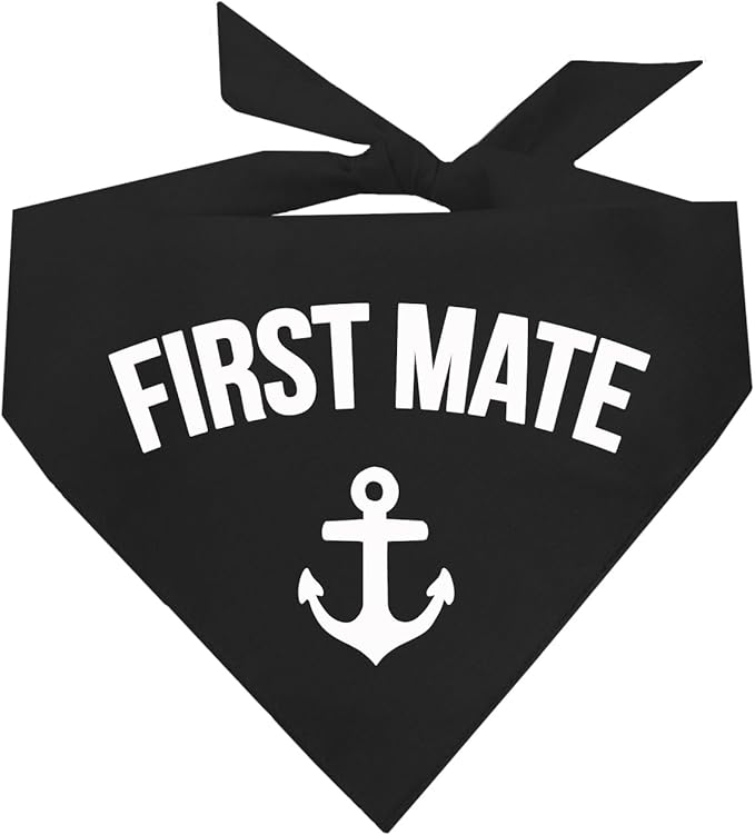 First Mate Dog Bandana (Black, OS 264)