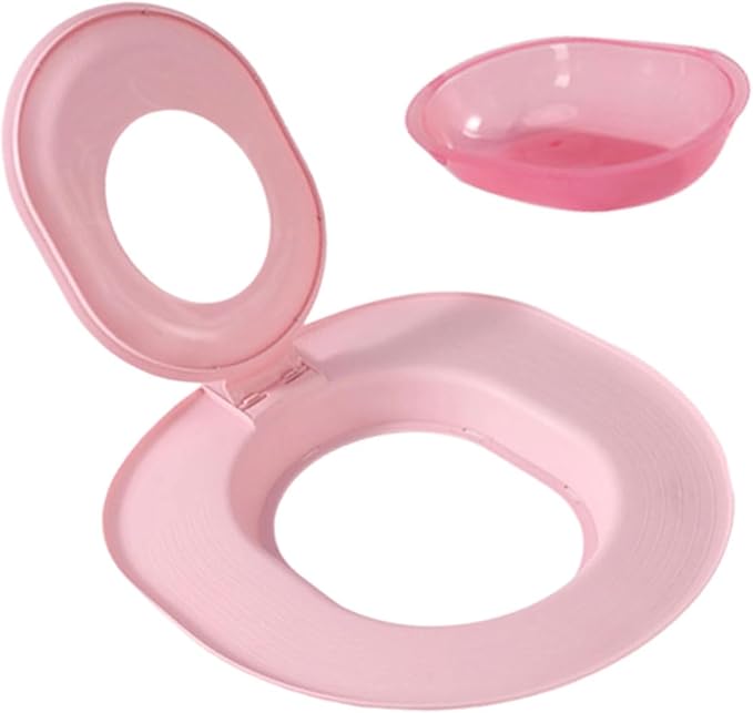 Feline Toilet Training Kit, Washable Pet Potty Trainer, Removable & Portable Training Set for Home, Easy Setup, Sturdy