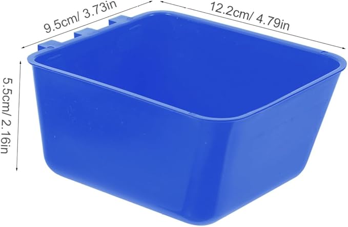 KESYOO 4pcs Sturdy Bird Cage Feeding Bowl Hanging Water Feeders for Birds Rabbits Chicken Water Cup Poultry Feeder Travel-Friendly Pet Waterer