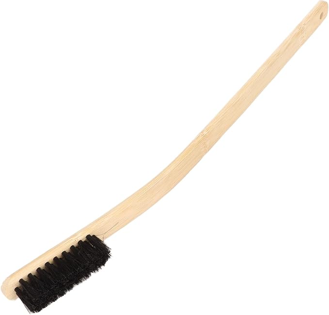 3Pcs Bird Cage Brush, Long Handle Cleaning Bamboo Stainless Brush, Pet Birdcages Steel Medium Hardness Tool Accessories for Small Animal