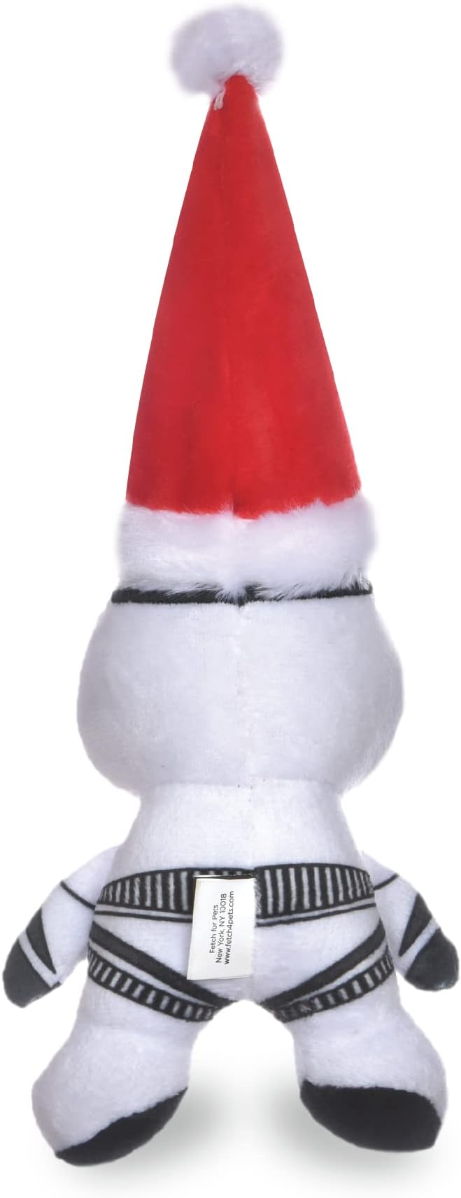 STAR WARS Dog Toy Storm Trooper Toy for Holidays | Santa Storm Trooper Dog Squeaky Toy Dog Chew Toy | Holiday Dog Toy Plush Toys | 6 Inch Small Dog Toy, (FF19330)