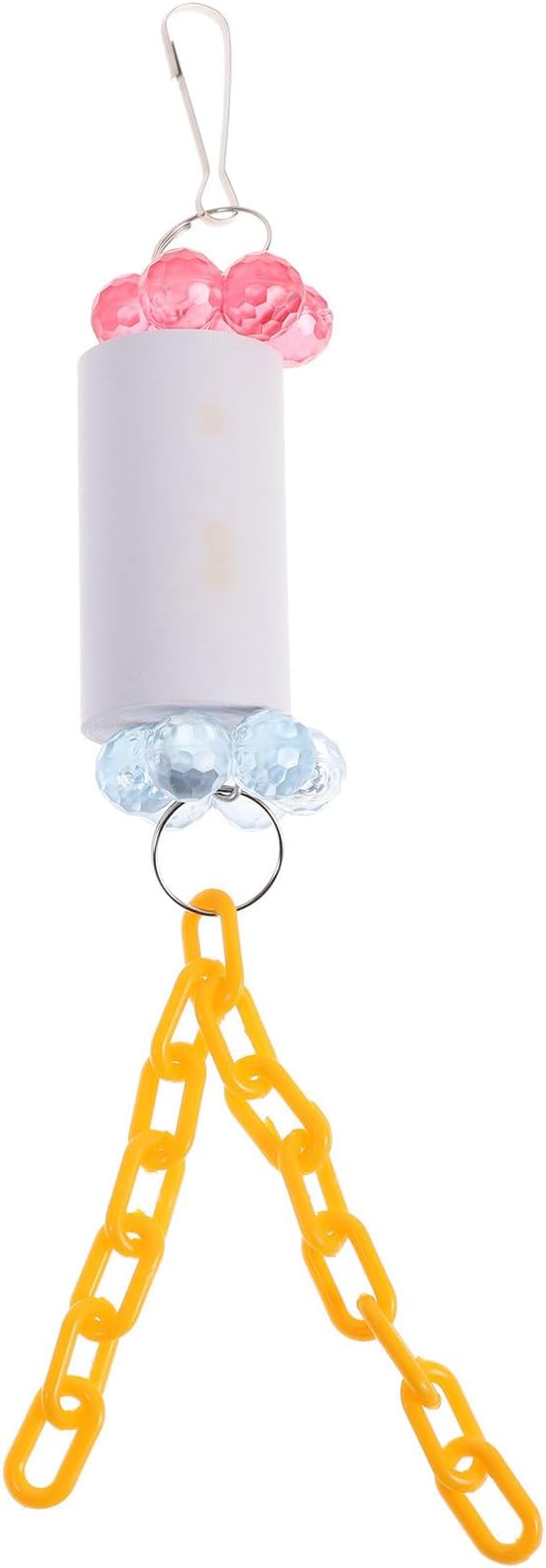 Parrot Hanging Chewing Paper Roll Pendant Bird Grinding Chewing for Pet Birds Cage Play Accessory Random Color