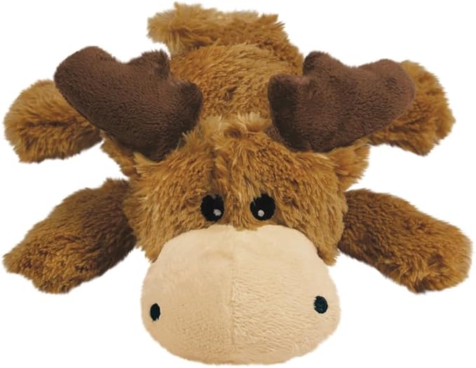 KONG Cozie Bundle Variety Pack - Cozie Marvin The Moose Plush Dog Toy, Ali The Alligator & Rosie The Rhino - Medium Size Plush Dog Toys