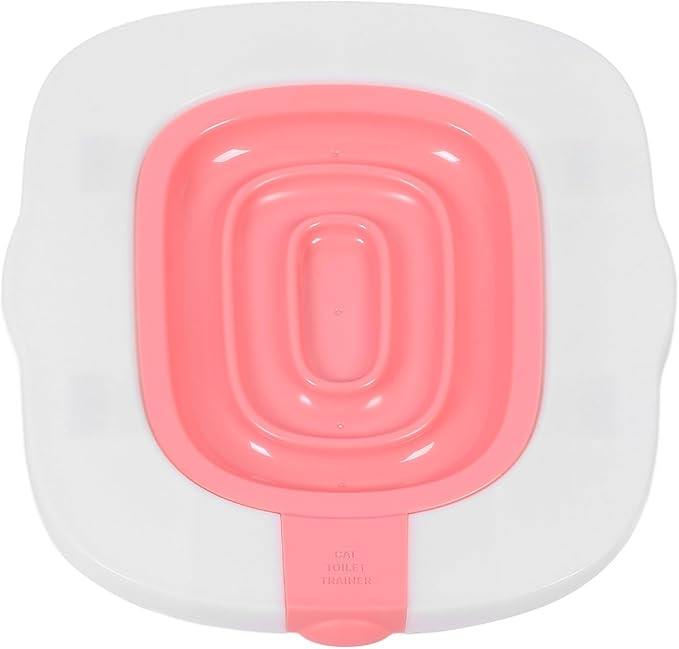 RiToEasysports Cat Toilet Trainer Kit Reusable Litter Training System for Small Medium Cats with Easy Disassembly Design Durable ABS Construction