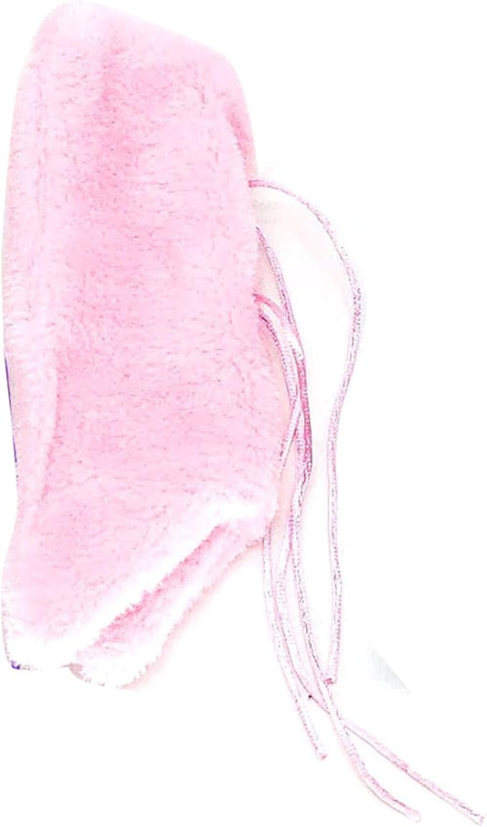 Bird Corner Fleece Warmer, Soft Velveteen Bed for Parrot Parakeet Cockatiel, Lightweight Washable Bird Cage Blanket, Winter Warm Hideaway (Pink)