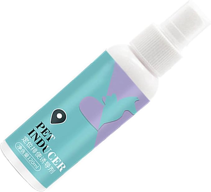 Potty Training Spray for Dogs and Cats, 120ml Pet Housebreaking Aid with Odor Attractant, Potty Training Aid Spray for Indoor and Outdoor Use to Establish Good Habits
